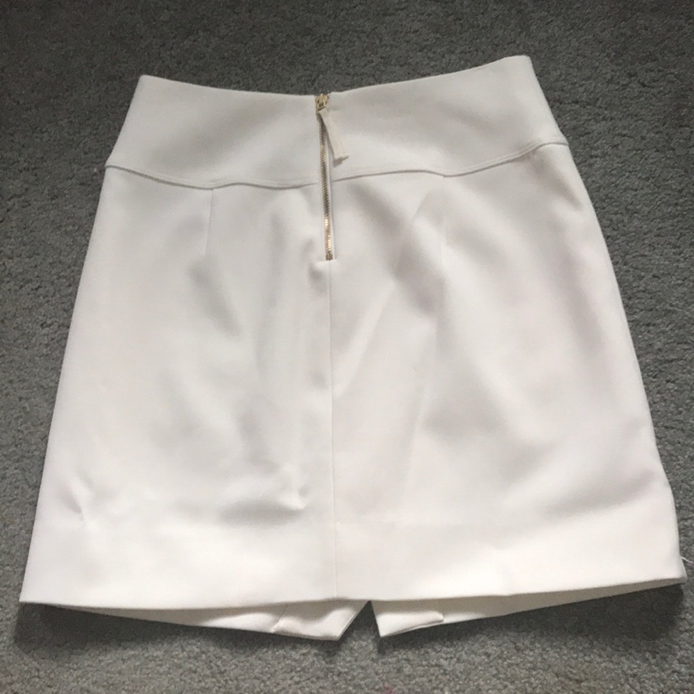 Off-white Envelope J Crew Dress Skirt, Size 00 - Picture 2 of 6